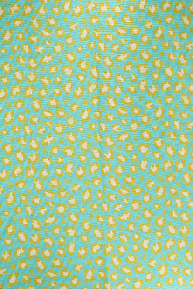 Semipanamá animal print amarillo mantequilla