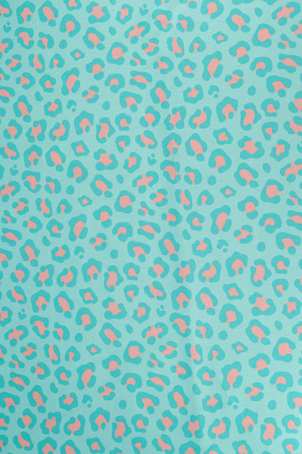 Semipanamá animal print rosa bebé