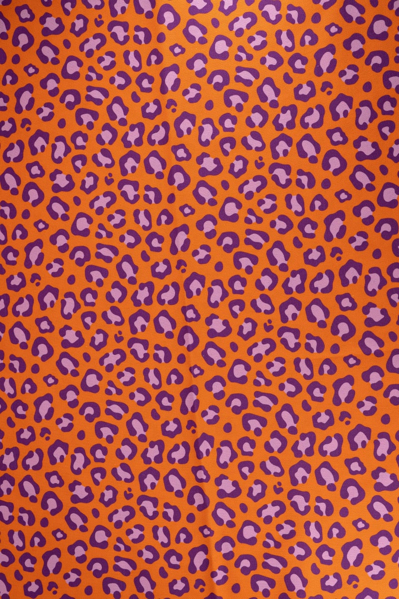 Semipanamá animal print naranja
