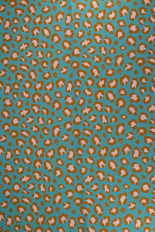 Semipanamá animal print verde oliva