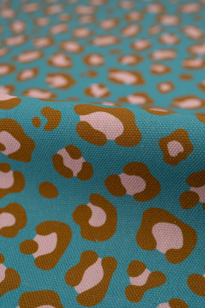 Semipanamá animal print verde oliva