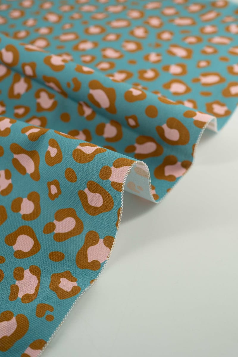 Semipanamá animal print verde oliva