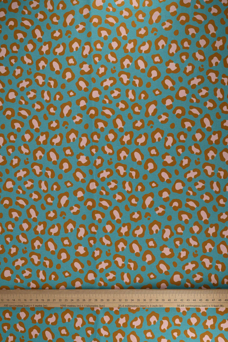 Semipanamá animal print verde oliva