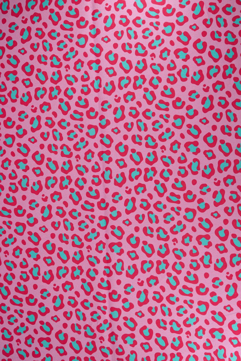 Semipanamá animal print frambuesa