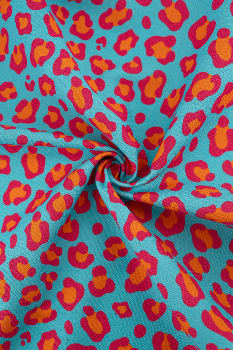 Semipanamá animal print leopardo rosa fucsia