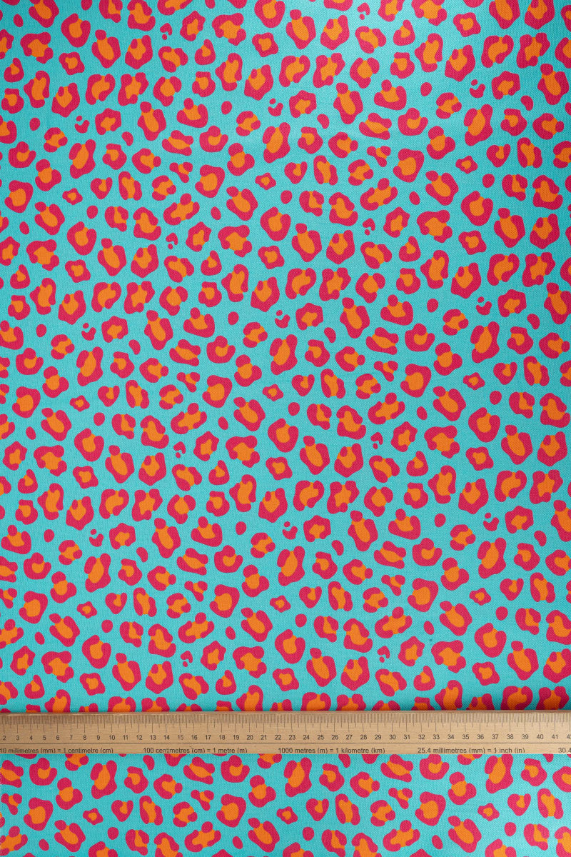 Semipanamá animal print leopardo rosa fucsia