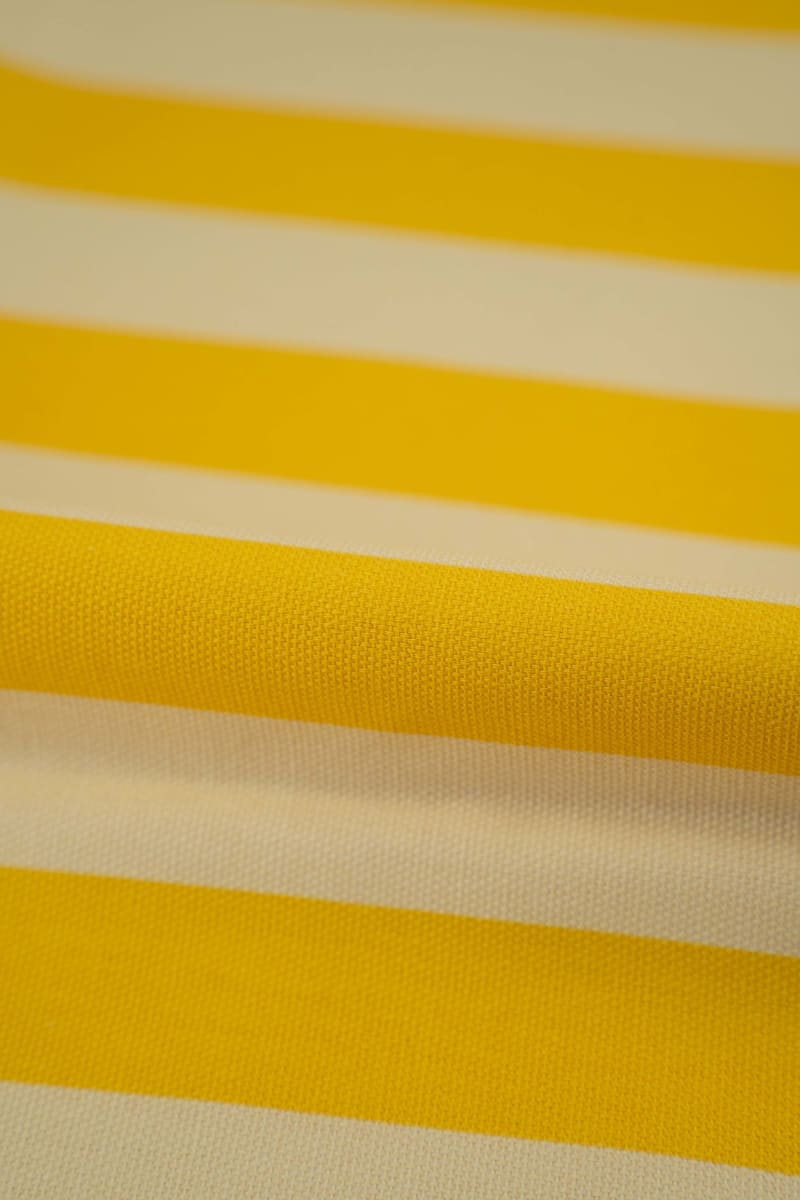 Semipanamá rayas amarillo y mantequilla