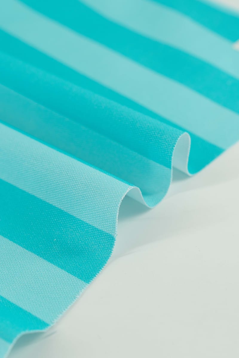 Semipanamá rayas turquesa y celeste