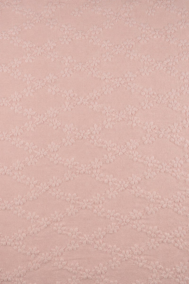 Punto floral rosa claro