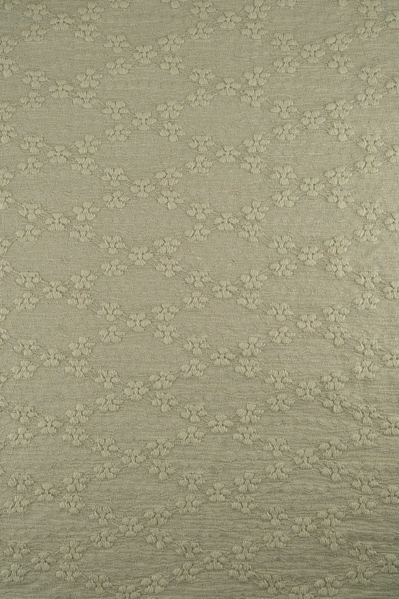 Punto floral gris