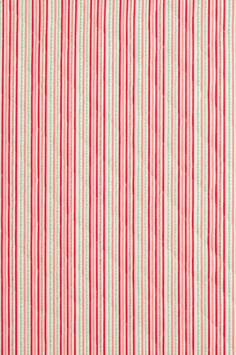 Acolchado estampado flores liberty rojo