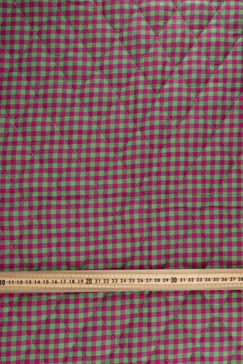 Acolchado estampado flores liberty rosa magenta