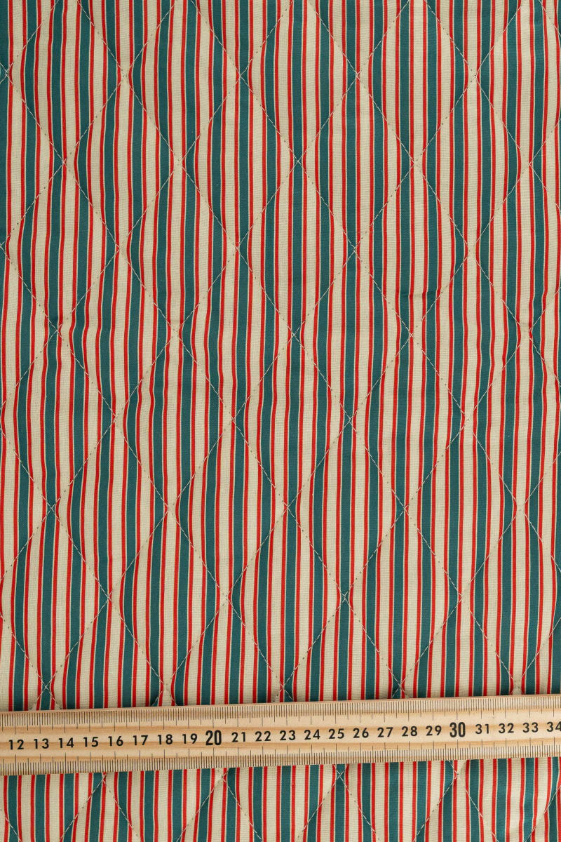 Acolchado estampado flores liberty verde botella