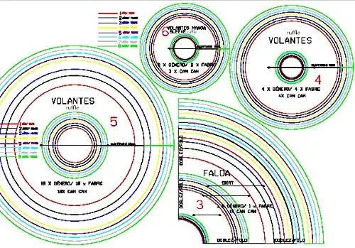Patron de flamenca niña marisol 9053
