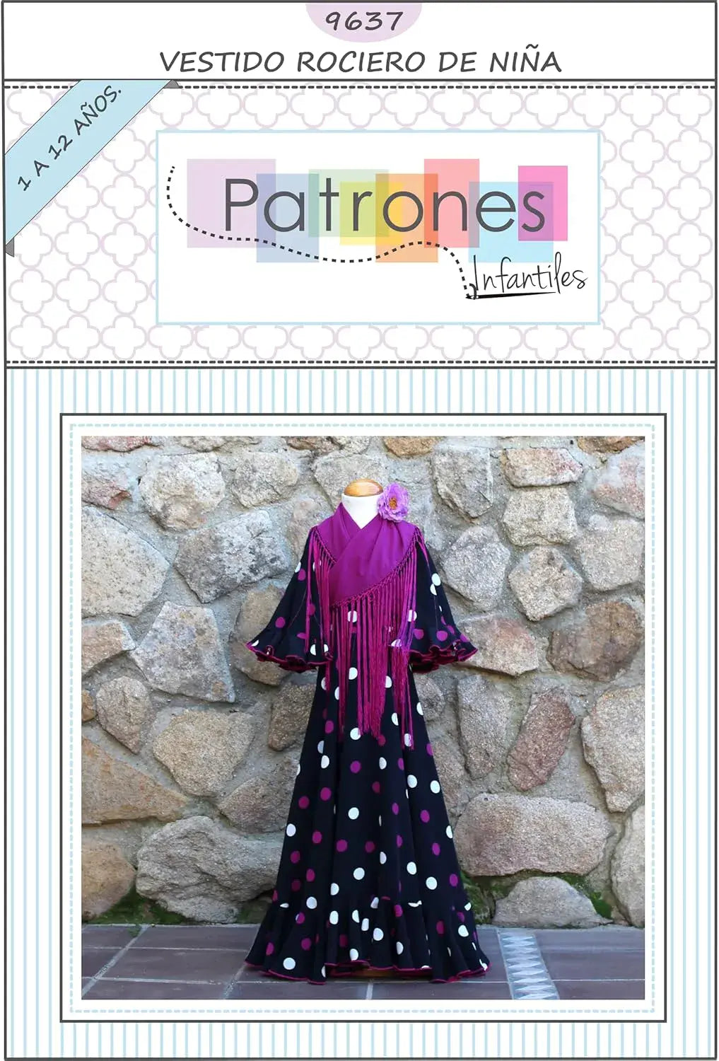 Patron flamenca niña 9637